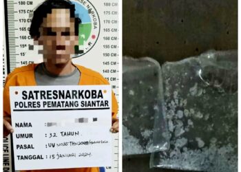 Polres Pematangsiantar Ciduk Residivis Kasus Pencurian, 0,52 Gram Shabu Diamankan 