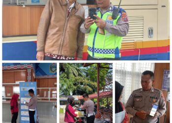Sat Lantas Polres Pematang Siantar Sosialisasi Pembayaran Pajak E-Signal