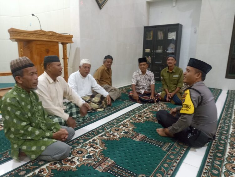 Polres Pematangsiantar Gelar Subuh Keliling Dakwah Kamtibmas di Mesjid Al Muttaqin