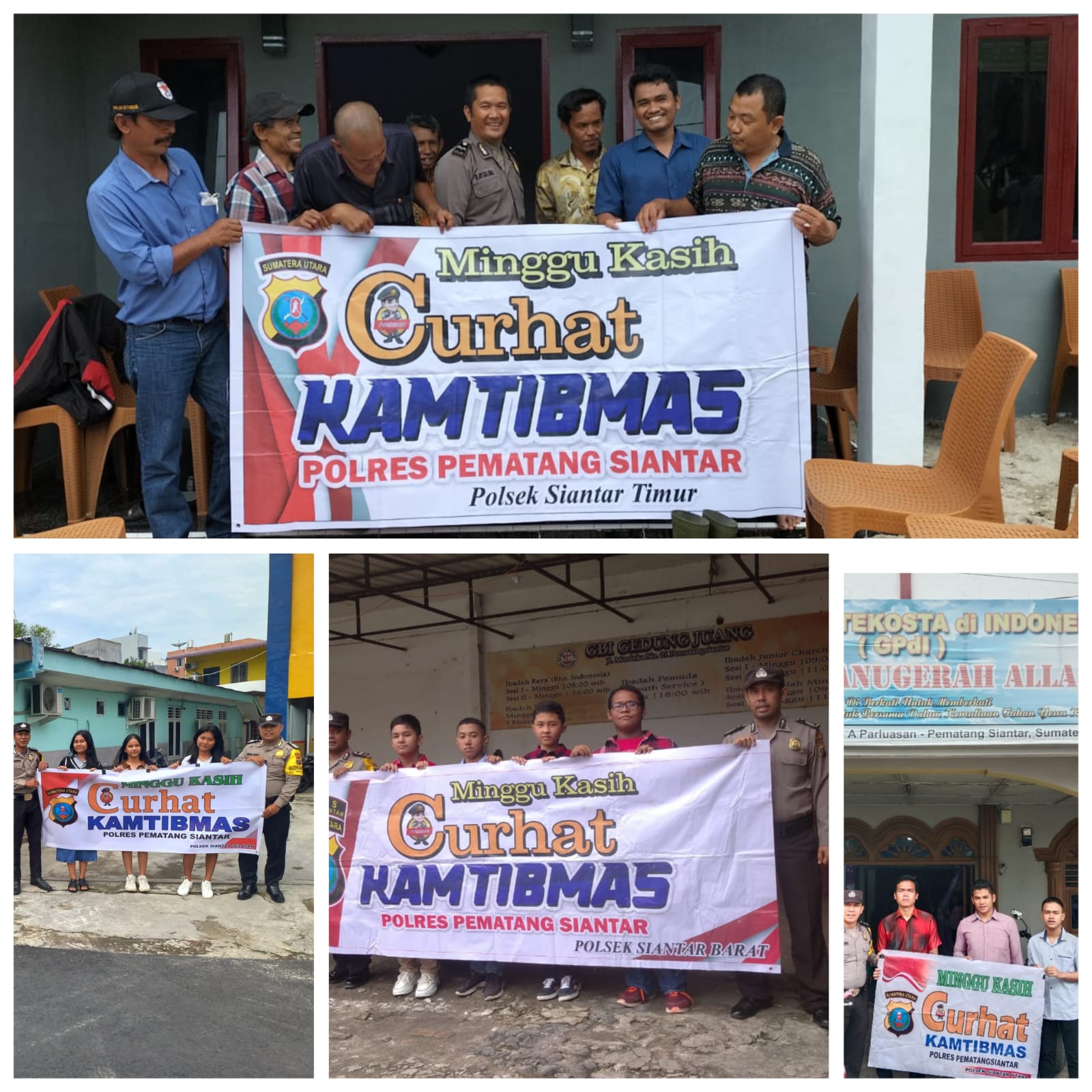 Polres Pematangsiantar Tampung Curhat Warganya Lewat Minggu Kasih