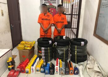 Dua Pelaku Pembongkaran Bengkel Hafis Motor Diringkus Tim Opsnal Reskrim Polres Sibolga