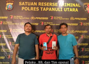 Polres Taput Ringkus Pelaku Pencurian 5 Unit HP Dan Uang Rp9 Juta