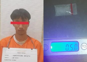 Pengedar Narkoba Asal Muara Nibung Diamankan Tim Sat Res Narkoba Polres Tapteng