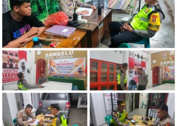 Polres Sibolga Perketat Pengamanan Di Kantor Penyelenggara Pemilu Jelang Pemilu 2024