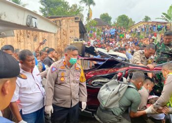 Tabrakan Beruntun di Simalungun, Kapolres Pimpin Evakuasi Korban  Meninggal Dunia 6 Orang 