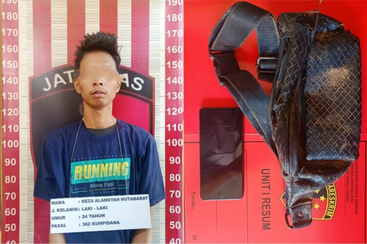 Sat Reskrim Polres Tapteng Tangkap Pelaku Pencurian Saat Resepsi Pernikahan 