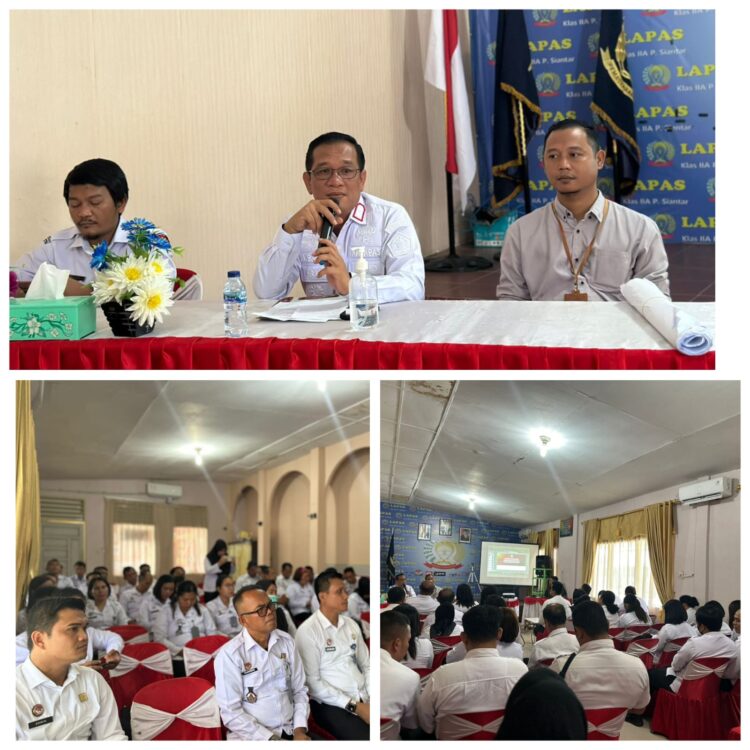 Sukseskan Pemilu Tahun 2024, Lapas Kelas IIA Pematangsiantar Hadirkan KPU Sosialisasi ke Anggota KPPS Lapas 
