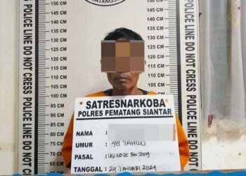 Kembali Berulah, Residivis Pemilik Sabu 0.58 Gram Diringkus Polres Siantar 