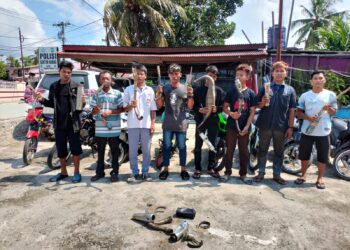 Knalpot Brong Buat Resah Warga Dirazia Polres Tapteng