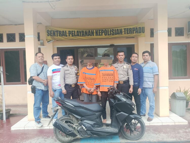 Polsek Siantar Martoba Tangkap 2 Pelaku Pencurian Di Gudang Material Bangunan Sumber Jaya