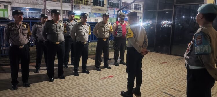 Sat Samapta Polres Siantar Patroli Pos Shelter Ciptakan Situasi Aman Dan Kondusif