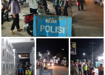Jelang Pemilu,  Polres Sibolga Tingkatkan Patroli Gabungan Dan Razia