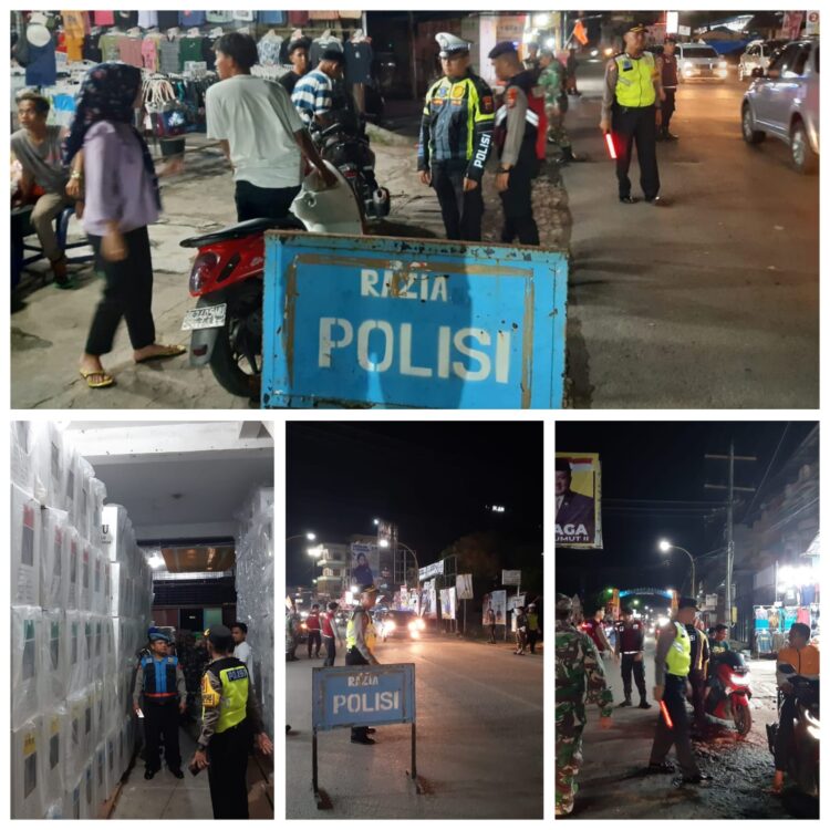 Jelang Pemilu,  Polres Sibolga Tingkatkan Patroli Gabungan Dan Razia