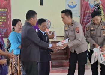 Pendekatan Religius Polsek Kotarih, Minggu Kasih Pastikan Kamtibmas Kondusif