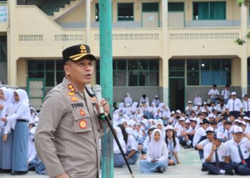 Kapolres Pematangsiantar Bicara Penanggulangan Kenakalan Remaja di Yayasan Perguruan SMA Taman Siswa