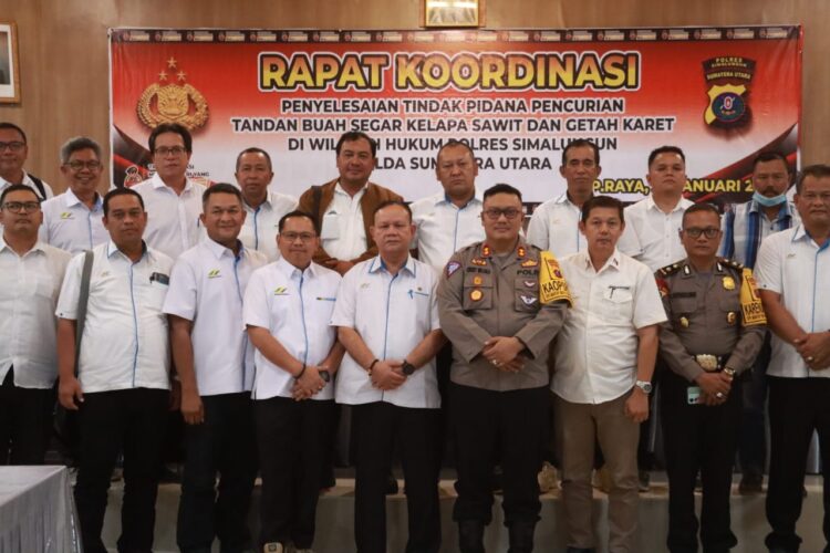 Intensifikasi Koordinasi Polres Simalungun dan Pihak Perkebunan untuk Memerangi Pencurian Hasil Bumi