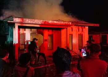 1 Unit Rumah Permanen Ludes Terbakar di Siborongborong