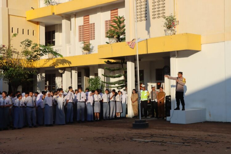 Kapolres Sibolga Sosialisasi Anti Narkoba, Tertib Lalin Serta Kenakalan Remaja di SMA Negeri 3