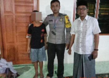 Polsek Marihat Bantu Pertemukan Anak Yang Kesasar Dengan Orangtua 