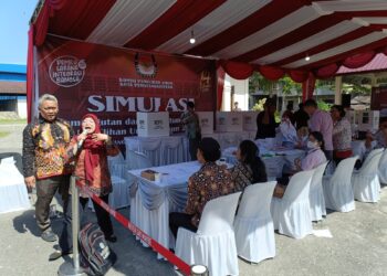 KPU Kota Pematangsiantar Gelar Simulasi Pemungutan Dan Penghitungan Suara Pemilu 2024