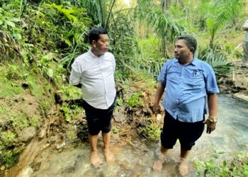 Bupati Simalungun Radiapoh Tinjau Sejumlah Sumber Air Bersih di Tiga Nagori
