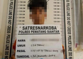 Polres Siantar Tangkap Residivis Pemilik  0,70 Gram Sabu di Jalan Teratai 
