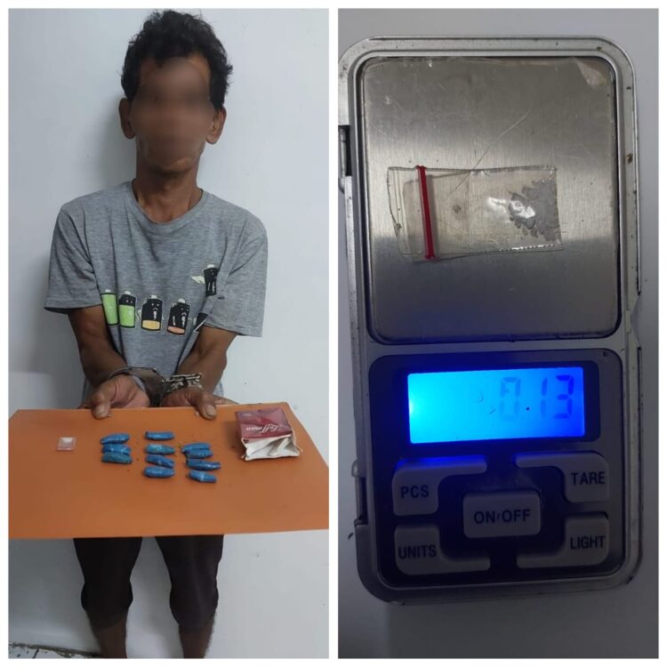 Digerebek Resnarkoba Polres Sibolga, Pria Asal Dolok Tolong Tertangkap Isap Ganja