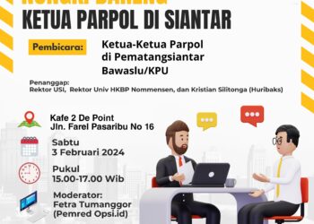 Nongki Bareng Ketua-ketua Parpol Menjelang Pemilu 2024