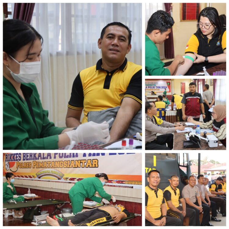 Ratusan Personil Polres Siantar Ikuti Rikkes Berkala Tahun 2024
