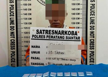 Polres Siantar Ringkus Residivis Asal Jalan Serdang dan Barbut 13,13 Gram Sabu