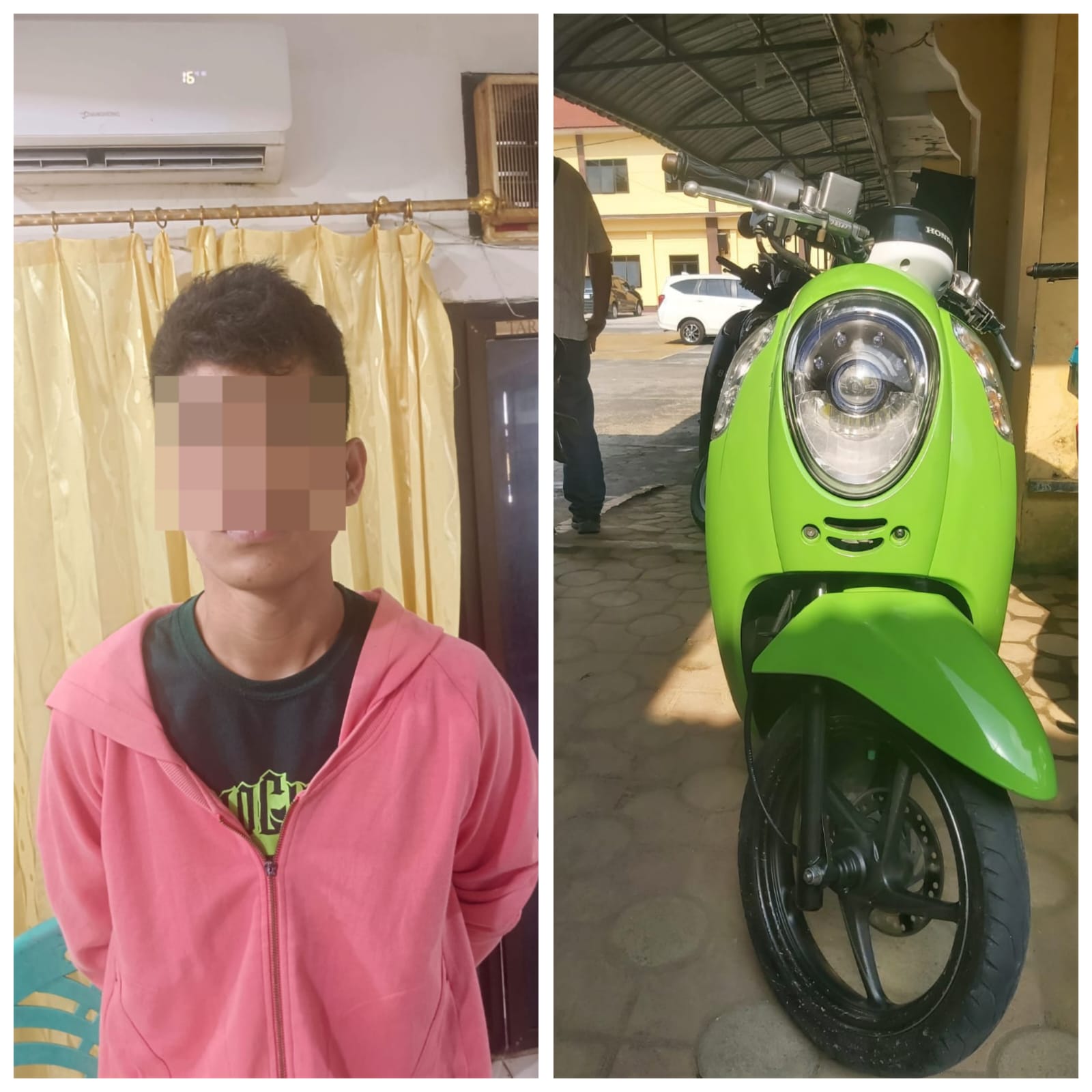 Polres Siantar Tangkap Pelaku Pencurian Sepeda Motor, Satu Orang DPO