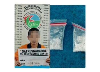 Polres Pematangsiantar Tangkap Residivis Pemilik 2 Paket Sabu