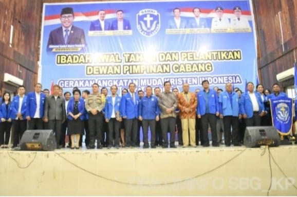 Dr Lucien P Sitanggang Kembali Terpilih Pimpin GAMKI Sibolga Periode 2023-2026