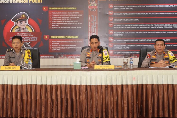 Kapolres Pematangsiantar Pimpin Anev GKTM Periode Periode 2024 Dan Anev OMB 2023-2024