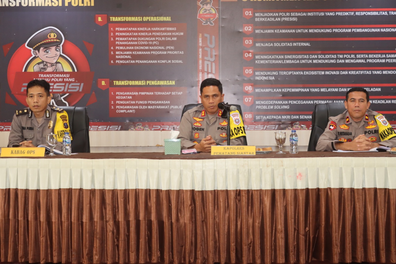 Kapolres Pematangsiantar Pimpin Anev GKTM Periode Periode 2024 Dan Anev OMB 2023-2024