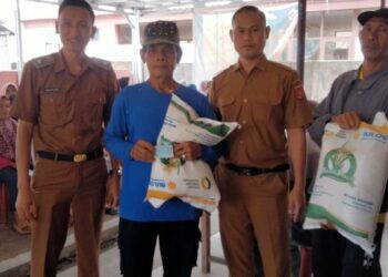 Pekon Kenali Launching Pendistribusian Beras CPP Kepada 343 KPM