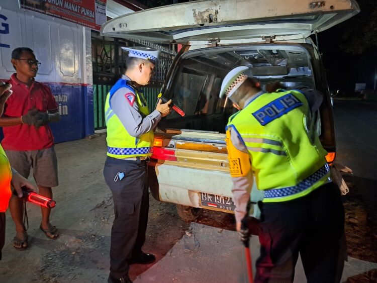 Polres Simalungun Gelar Operasi Razia Kendaraan Bermotor, Upaya Cegah Balap Liar dan Jaringan Narkoba