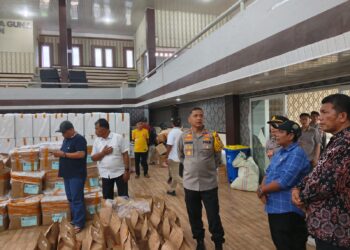 Polres Tapteng Maksimalkan Pengamanan Ketat pendistribusian Logistik Pemilu 2024