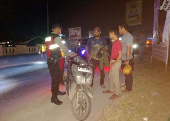 Sat Samapta dan Polsek Perdagangan Resor Simalungun Gencarkan Patroli Dialogis Menjelang Pemilu 2024