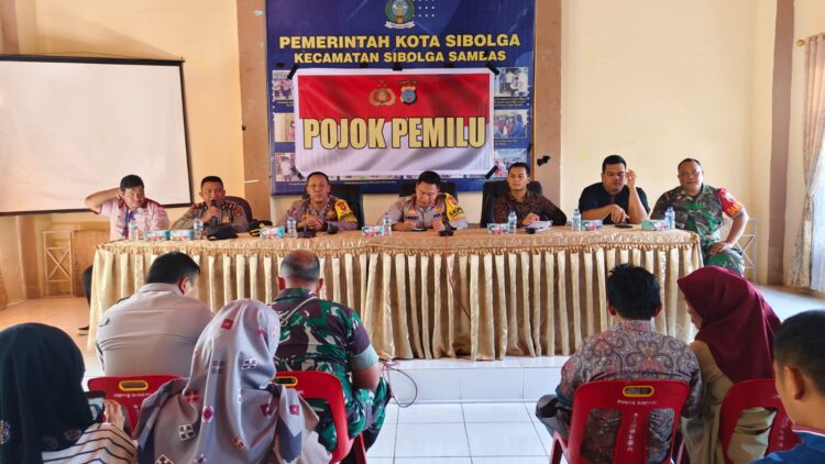 Bahas Sitkamtibmas Pemilu 2024, Polres Sibolga Laksanakan Pojok Pemilu
