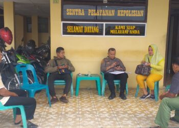 Polsek Siantar Selatan Serahkan Anak Tersesat Kepada Orangtuanya