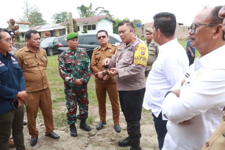Kapolres dan Forkopimda Simalungun Tinjau Kesiapan TPS Jelang Pemilu 2024