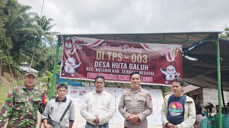 Masyarakat Apresiasi Polsek Kotarih Amankan Rangkaian Pemilu yang Berlangsung Damai
