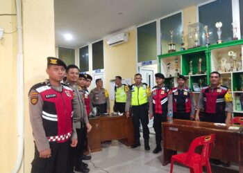 Kantor PPK Sekota Sibolga Diperketat Pengamanannya Pasca Pemilu 2024