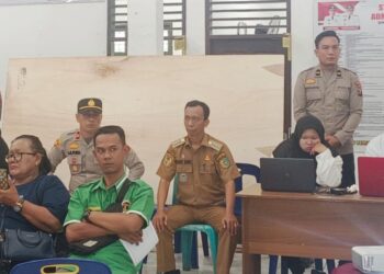 Pastikan Keamanan, Polsek Kotarih dan Muspika Monitoring Rapat Pleno PPK Silinda