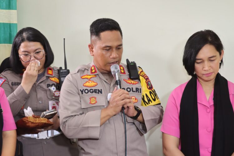 Kapolres Pematangsiantar Sampaikan Belasungkawa Meninggalnya Anak Personil Sat Lantas