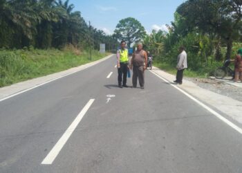 Unit Gakkum Sat Lantas Polres Simalungun Tangani Kasus Laka Bocah Terlindas Pick Up