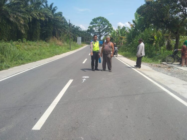 Unit Gakkum Sat Lantas Polres Simalungun Tangani Kasus Laka Bocah Terlindas Pick Up
