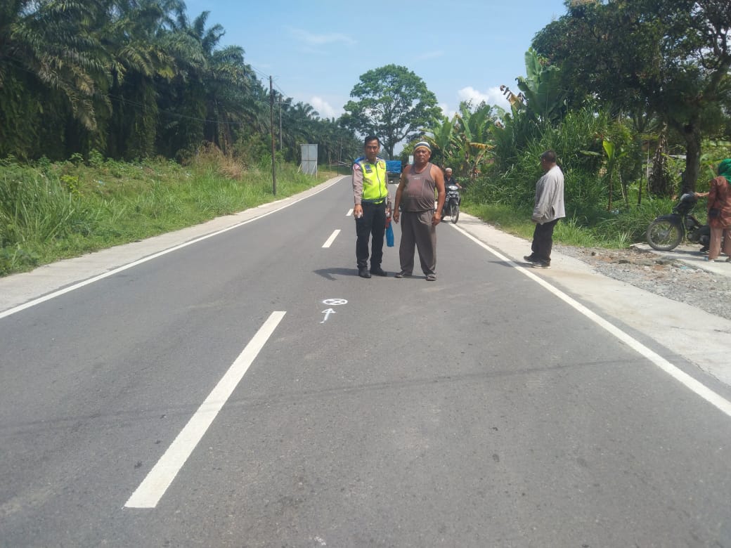 Unit Gakkum Sat Lantas Polres Simalungun Tangani Kasus Laka Bocah Terlindas Pick Up