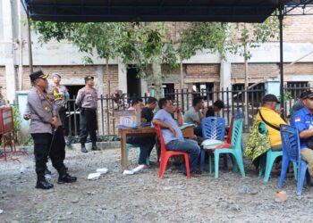 Kapolres Pematangsiantar Monitoring Rapat Pleno Rekapitulasi Perhitungan Suara Di PPK Pasca Pemilihan Umum Tahun 2024